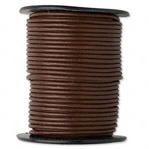 Leather Cord for handle Wraps - Dark Brown