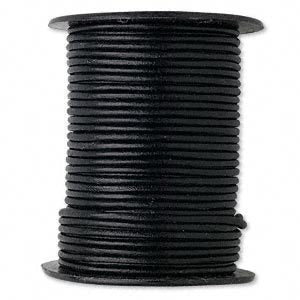 Leather Cord for handle Wraps - Black