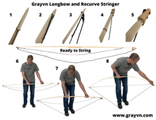 Load image into Gallery viewer, Grayvn Longbow and Recurve Stringer