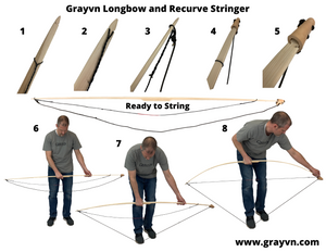 Grayvn Longbow and Recurve Stringer